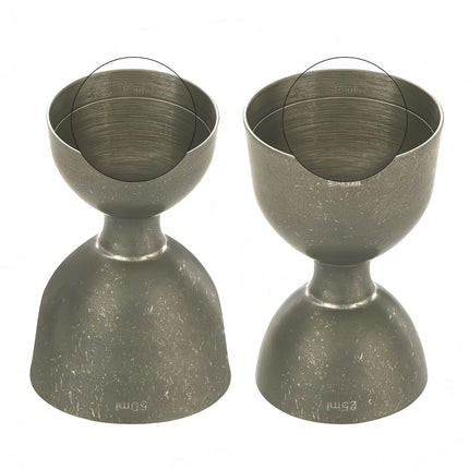 Ly Đong Viền Thẳng Barfly M37098VN 25 ml & 50 ml Phong Cách Cổ Điển