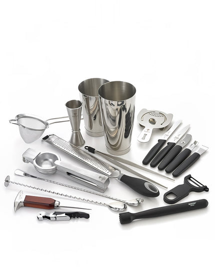 Bộ Pha Chế Cocktail 7 Món Barfly M37100 Bạc