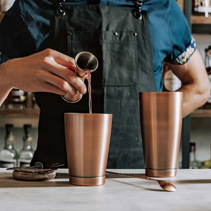 Bộ Bình Lắc Cocktail 5 Món Barfly M37101ACP Đồng Cổ