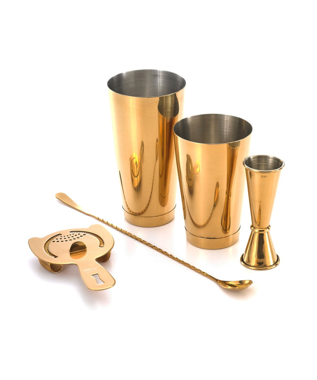 Bộ Bình Lắc Cocktail 5 Món Barfly M37101GD Vàng