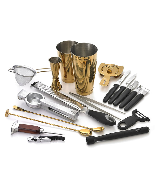 Bộ Pha Chế Cocktail 18 Món Barfly M37102GD Vàng