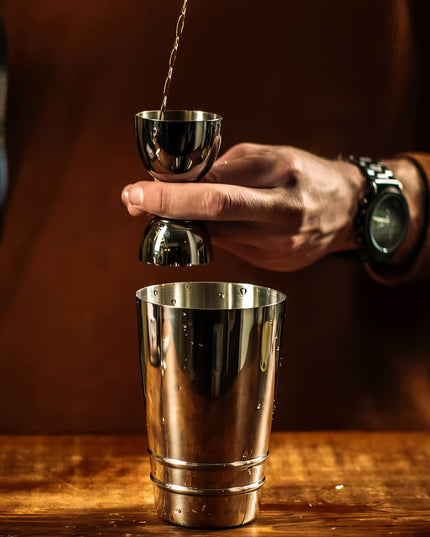 Bình Lắc Cocktail Có Trọng Lượng Barfly M37123 Thép Không Gỉ 532 ml