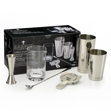 Bộ Dụng Cụ Pha Cocktail Barfly M37131 5 Món - Thép Không Gỉ