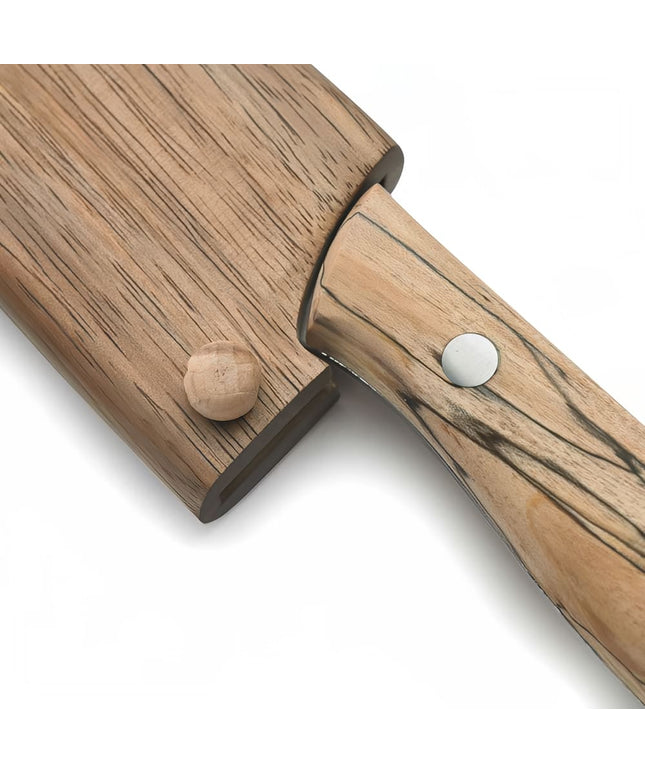 Dao Bar Barfly M37153 12.7 cm Cán Gỗ Phong Spalted Thép Damascus