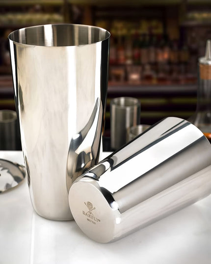 Bộ Bình Lắc Cocktail Barfly SuperFly™ Siêu Nặng Thép Không Gỉ 828 ml & 532 ml M37161