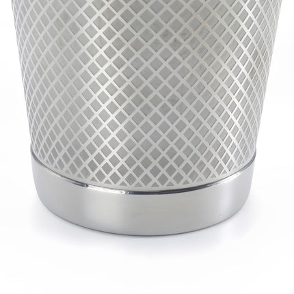 Bình Lắc Cocktail Thép Không Gỉ Hoa Văn Kim Cương Barfly M37198 532 ml