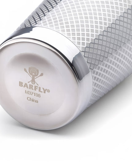 Bình Lắc Cocktail Thép Không Gỉ Hoa Văn Kim Cương Barfly M37198 532 ml