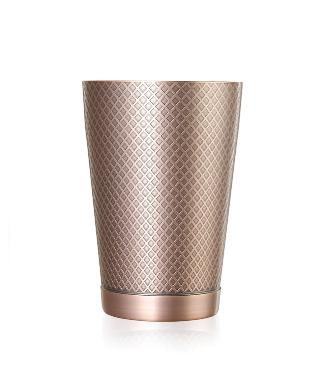 Bình Lắc Cocktail Thép Không Gỉ Hoa Văn Kim Cương Barfly M37198ACP 532 ml Đồng Cổ Điển