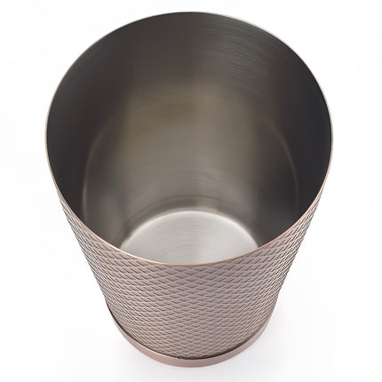 Bình Lắc Cocktail Thép Không Gỉ Hoa Văn Kim Cương Barfly M37198ACP 532 ml Đồng Cổ Điển