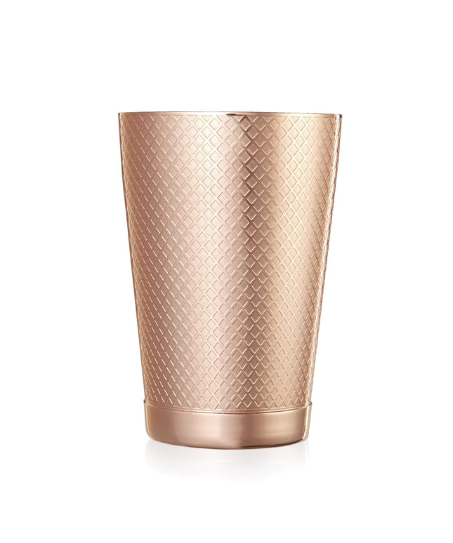Bình Lắc Cocktail Thép Không Gỉ Barfly M37198CP 532 ml Hoa Văn Kim Cương Màu Đồng