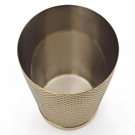Bình Lắc Cocktail Thép Không Gỉ Hoa Văn Kim Cương Barfly M37198GD 532 ml Vàng