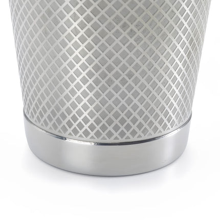 Bình Lắc Cocktail Thép Không Gỉ Hoa Văn Kim Cương Barfly M37199 828 ml