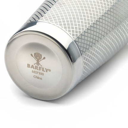 Bình Lắc Cocktail Thép Không Gỉ Hoa Văn Kim Cương Barfly M37199 828 ml
