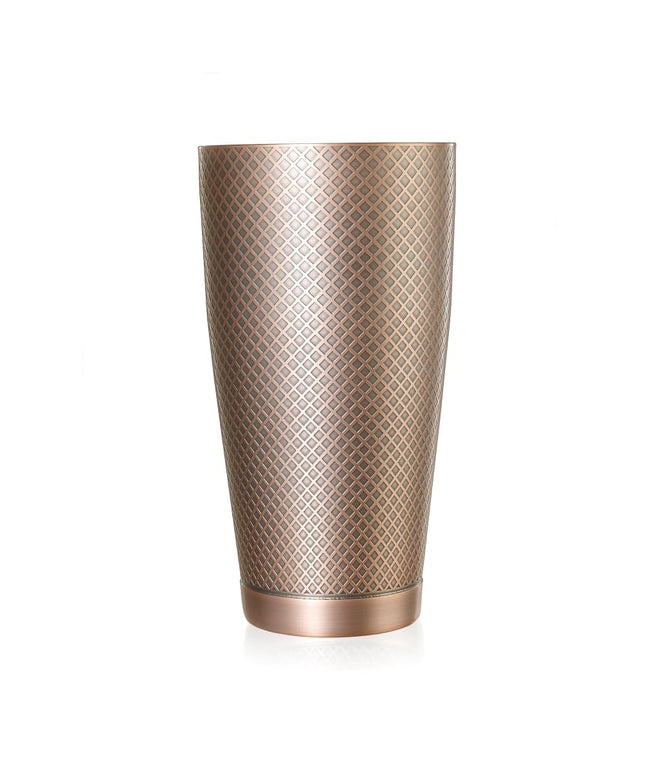 Bình Lắc Cocktail Thép Không Gỉ Hoa Văn Kim Cương Barfly M37199ACP 828 ml Đồng Cổ Điển