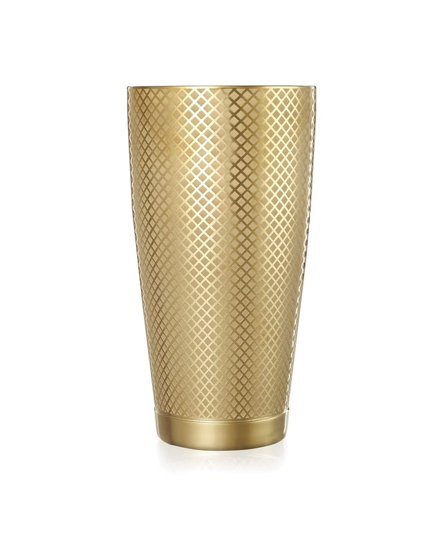 Bình Lắc Cocktail Thép Không Gỉ Hoa Văn Kim Cương Barfly M37199GD 828 ml Vàng