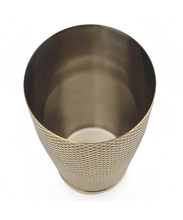 Bình Lắc Cocktail Thép Không Gỉ Hoa Văn Kim Cương Barfly M37199GD 828 ml Vàng