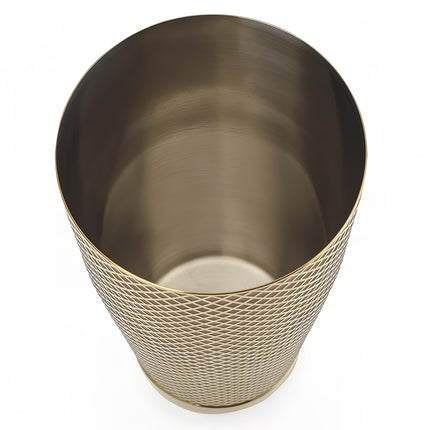 Bình Lắc Cocktail Thép Không Gỉ Hoa Văn Kim Cương Barfly M37199GD 828 ml Vàng