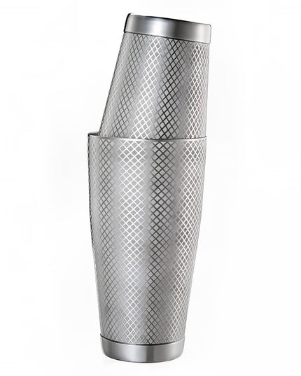 Bộ Bình Lắc Cocktail Barfly M37200 Hoa Văn Kim Cương 830 ml & 530 ml Thép Không Gỉ