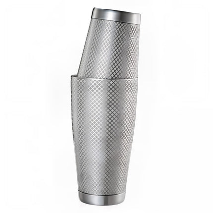 Bộ Bình Lắc Cocktail Barfly M37200 Hoa Văn Kim Cương 830 ml & 530 ml Thép Không Gỉ