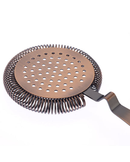 Rây Lọc Bar Hawthorne Cổ Điển Cao Cấp Barfly M37218ACP 18.4 cm Thép Không Gỉ Đồng Cổ Điển