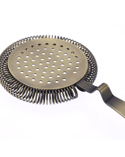 Rây Lọc Bar Hawthorne Cổ Điển Cao Cấp Barfly M37218ANG 18.4 cm Thép Không Gỉ Vàng Cổ Điển