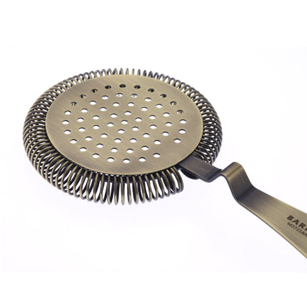 Rây Lọc Bar Hawthorne Cổ Điển Cao Cấp Barfly M37218ANG 18.4 cm Thép Không Gỉ Vàng Cổ Điển
