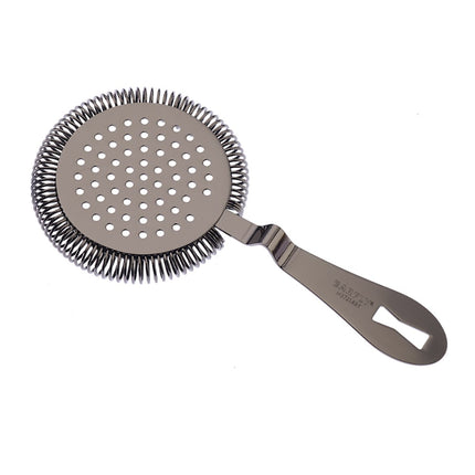 Rây Lọc Bar Hawthorne Cổ Điển Cao Cấp Barfly M37218BK 18.4 cm Thép Không Gỉ Đen Gun Metal