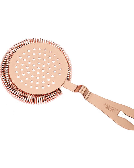 Rây Lọc Bar Hawthorne Cổ Điển Cao Cấp Barfly M37218CP 18.4 cm Thép Không Gỉ Đồng