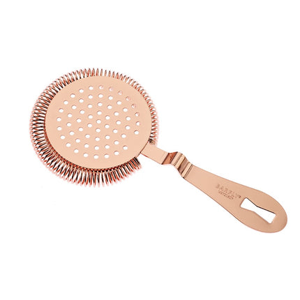 Rây Lọc Bar Hawthorne Cổ Điển Cao Cấp Barfly M37218CP 18.4 cm Thép Không Gỉ Đồng