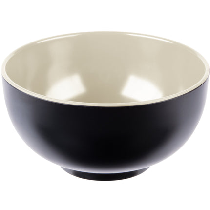 Tô melamine tròn hai tông Elite Global Solutions Karma JW542T 1,4 lít màu mun và cát - Thùng 6 cái