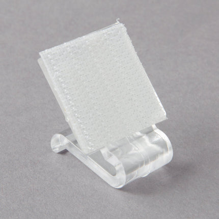Váy phủ bàn xếp ly nhún Snap Drape Wyndham 5412GC29S3-010 6,6 x 0,74 m trắng kèm kẹp Velcro