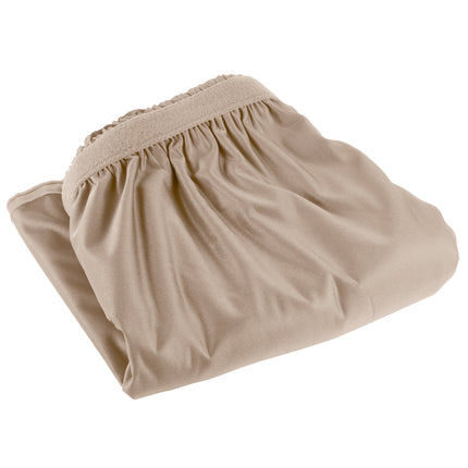 Váy bàn xếp ly Snap Drape Wyndham 5,3 m x 74 cm màu be có kẹp Velcro