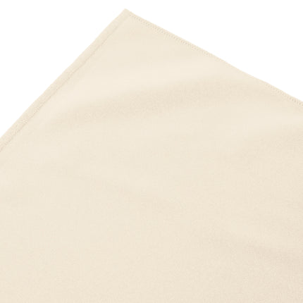Váy bàn Snap Drape 5412EG29S3-756 Wyndham 5,2 m 15,2 cm x 73,7 cm Bone Shirred xếp ly với khóa dán Velcro® kẹp