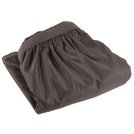Váy bàn xếp ly nhún Snap Drape Wyndham 5,3 x 0,74 m màu xám than kèm kẹp Velcro