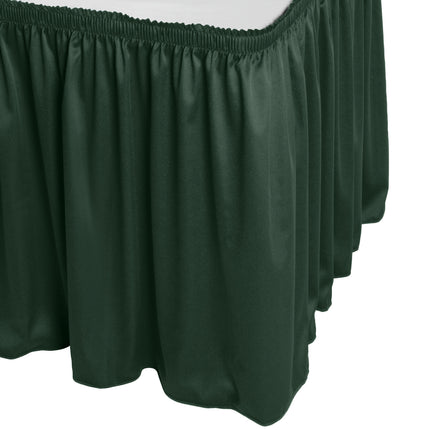 Váy bàn xếp ly kèm kẹp Velcro Snap Drape Wyndham 5,3 m x 74 cm - Màu xanh ngọc bích