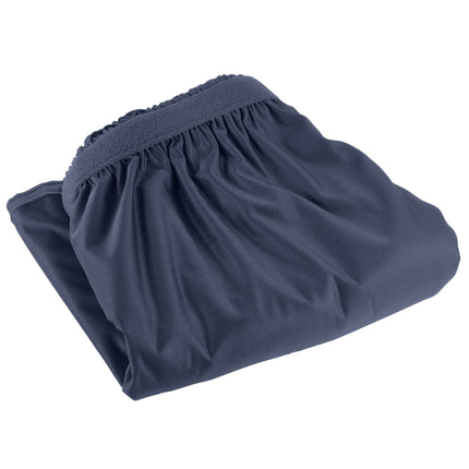 Váy bàn xếp ly rủ màu xanh navy kèm kẹp Velcro Snap Drape Wyndham 5,3 x 0,74 m