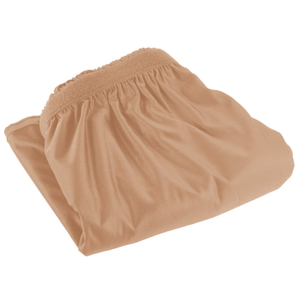Váy bàn xếp ly Snap Drape Wyndham 5,3 m x 74 cm màu gỗ đàn hương có kẹp Velcro