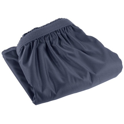 Váy bàn tiệc xếp ly nhún Snap Drape Wyndham 6,6 x 0,7 m màu xanh navy kẹp Velcro