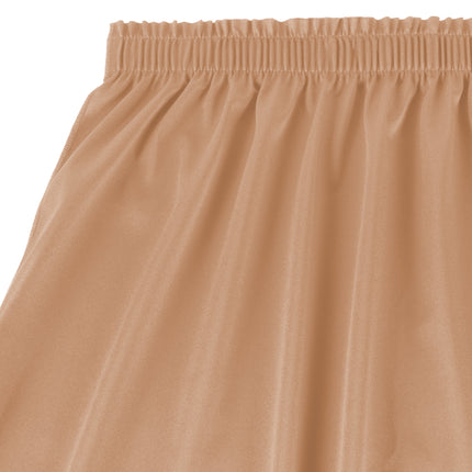 Váy bàn xếp ly nhún Snap Drape Wyndham 6,5 m x 74 cm màu be, kẹp Velcro, 5412GC29S3-049