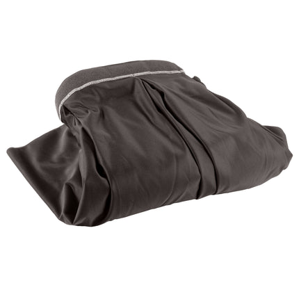 Váy bàn tiệc xếp ly hộp Snap Drape Wyndham 4 x 0,7 m màu than kẹp Velcro