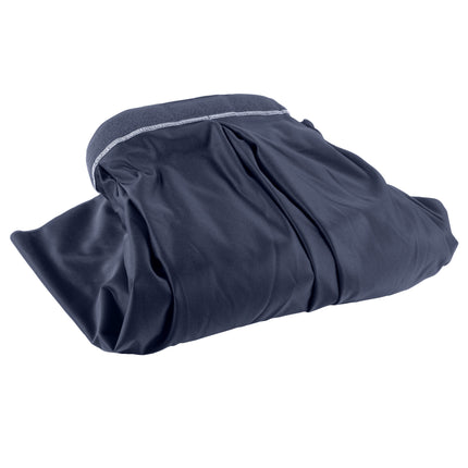Váy phủ bàn xếp ly hộp Snap Drape Wyndham 5412CE29B3-011 4 x 0,74 m xanh navy kèm kẹp Velcro