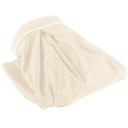 Váy bàn xếp ly nơ bướm màu ngà kèm kẹp Velcro Snap Drape Wyndham 4 x 0,74 m