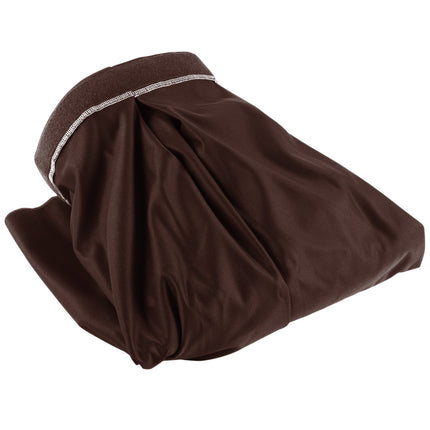 Váy bàn xếp ly nơ bướm nâu Snap Drape 5412CE29W3-005 Wyndham 4 x 0,7 m với kẹp Velcro