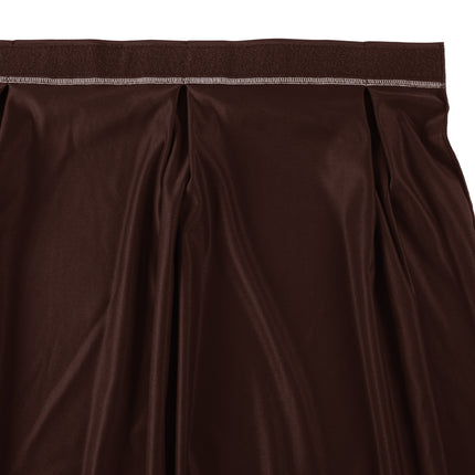 Váy bàn xếp ly nơ bướm nâu Snap Drape 5412CE29W3-005 Wyndham 4 x 0,7 m với kẹp Velcro
