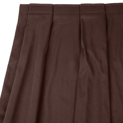 Váy bàn Snap Drape 5412GC29B3-005 Wyndham 6,4 m 15,2 cm x 73,7 cm nâu xếp ly hộp với khóa dán Velcro® kẹp