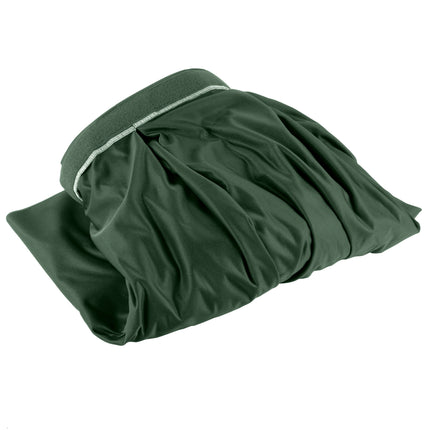 Váy bàn xếp ly hộp Snap Drape Wyndham 5412GC29B3-739 màu xanh ngọc 6,6 x 0,74 m với kẹp Velcro