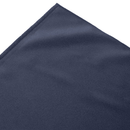 Váy bàn tiệc Snap Drape 5412GC29B3-011 Wyndham 21' 15,2 cm x 73,7 cm Navy hộp Pleat váy bàn Velcro® Clips