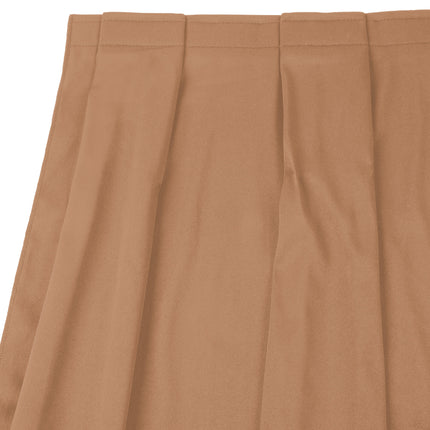 Váy bàn xếp ly hộp Snap Drape Wyndham 5412GC29B3-049 màu gỗ đàn hương 6,6 x 0,74 m với kẹp Velcro