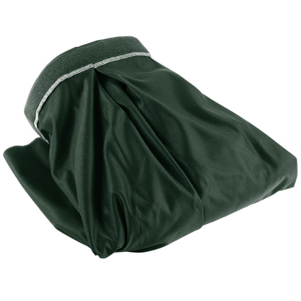 Váy bàn Snap Drape 5412CE29W3-739 Wyndham 4 m x 73,7 cm ngọc bích xếp ly nơ với khóa dán Velcro® kẹp
