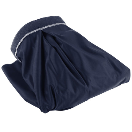 Váy phủ bàn xếp nếp nơ màu xanh navy kèm kẹp Velcro Snap Drape 5412CE29W3-011 Wyndham 4 x 0,7 m